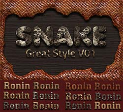 极品PS样式－36个蛇皮纹理效果：36 Reptile Skin Styles V01